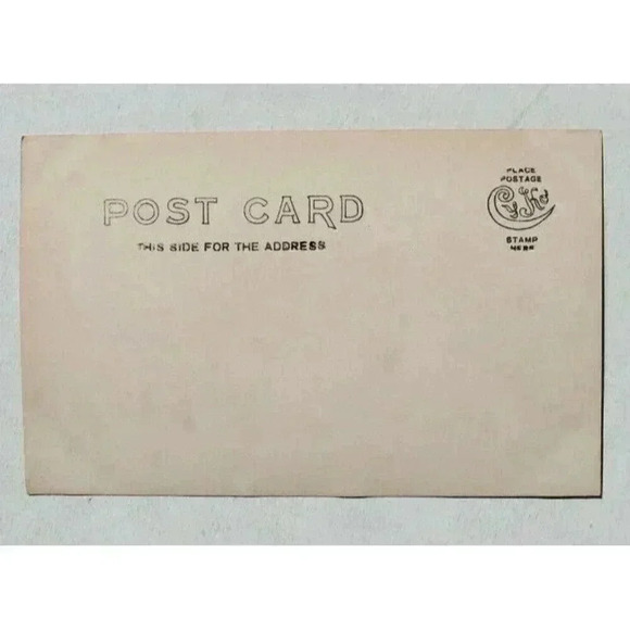 Vtg 1907 Silver lake K.I Works Factory (Silver Gel) Photo RPPC Postcard - Picture 2 of 2